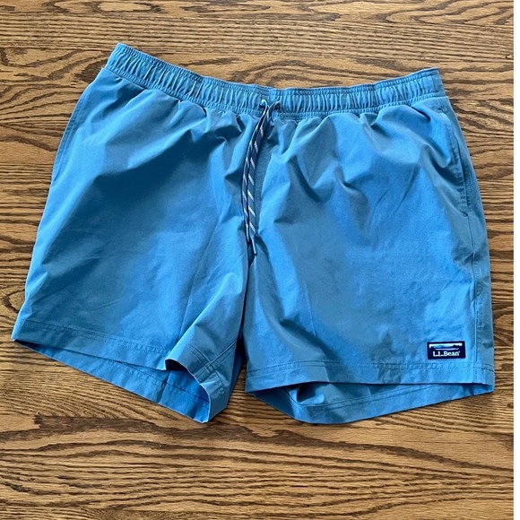 L.L. Bean Other - LL Bean Mens Bounder Shorts Blue Recycled Polyester Sorona XL 521556